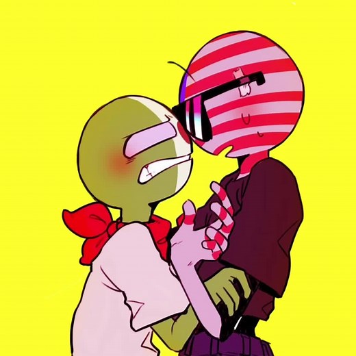 Countryhumans Mexico x USA | Estados Unidos x México | Celos de USA | Países con Patas