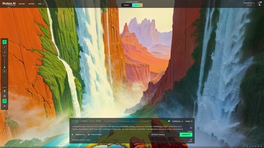 HUGE UPGRADE INCOMING! #SkyboxAI Model 3.1 is launching June 11 🚀 You'll be able to: - Take full advantage of our 8K image size with drastically improved detailed realism - Remix your skybox generations - Remix YOUR OWN UPLOADED 360° image 👀 - Generate 3D meshes & depth maps #generativeAI #ainews #360photo #360image