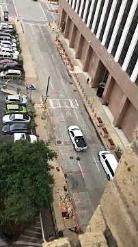 Raw video: Shooter attacks federal courthouse in Dallas