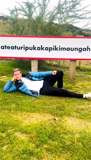The longest town name in the world 🌎🇳🇿😳 85 letters!!! Kiwi friends, how did I go? LADbible New Zealand Sunrise | Sam Mac