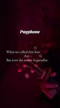 Payphone - Maroon 5 ukulele 4 basic chords