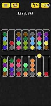 Ball Sort Puzzle - level 973