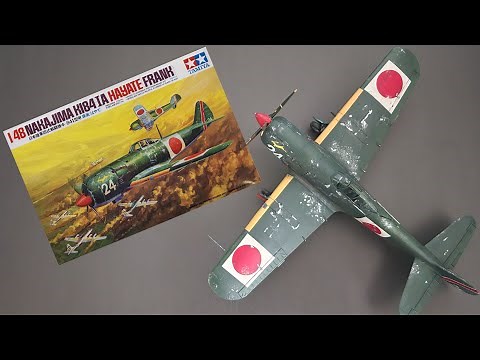 1/48 Tamiya KI84-IA Hayate (Frank) Full model Aircraft Build