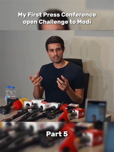 My First Press Conference open challenge to Modi #creatorsearchinsights #press #first #challenge #viralvideos