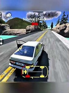 DriveCSX | High Speed Car Crashes/Stunts/Fails/Realistic Impacts - Scenario Update Ep.57 #Shorts 16