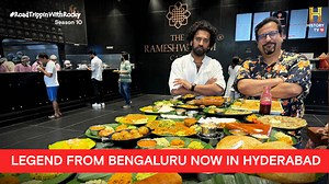 60K views · 2.4K reactions | The brilliant Rameshwaram Cafe, a Bengaluru legend has opened in Hyderabad and I show you EVERYTHING (almost) they have on their menu in the morning. A feast not just for the belly, but for the eyes and the soul. #RoadTrippinwithRocky S10 #Hyderabad #Foodie #RameshwaramCafe | HISTORY | Facebook