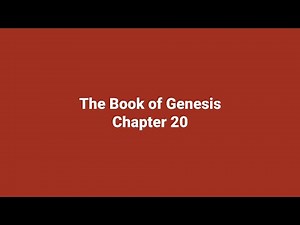 Genesis Chapter 20 | King James Version (KJV) | Audio & Text