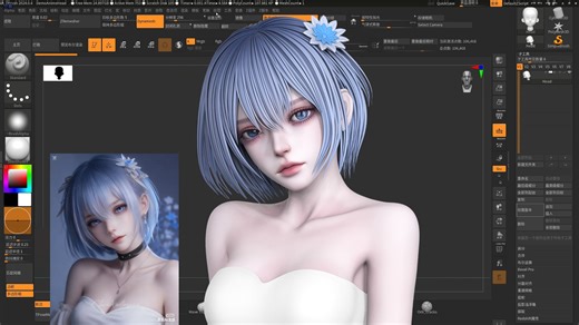 卧槽这建模...原来角色模型是这样制作出来的！！