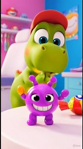 Cavity Monster vs Baby Dino 🦖😈 | Fun Dentist Song for Kids