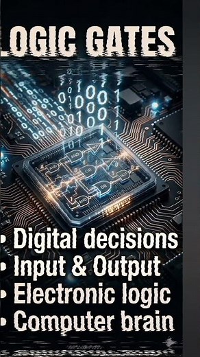 Logic Gates Explained 💻 Digital Basics#education #digitallogic #dld #electronics #facts #learn