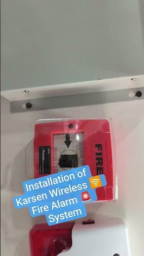 Installation of Wireless 🛜 Fire Alarm System