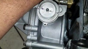 Installing the cam sensor on the engine stand. Same way in the car just more stuff in the way. 25 degrees ATDC, then mechanically timed. This will start on a stock module, but will require verification with Casper's tool, Tr6, and most aftermarket ecus show cam sync. Be sure you are on the right stroke. Its is possible to install 180 which will cause a slight rough idle due to gas puddling on the intake valve. | Steve V's Automotive