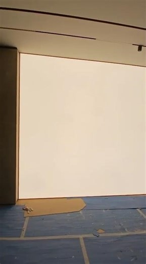 Stretch ceiling membrane for wall application #ceilingideas #srlight #ceilingdesign #home