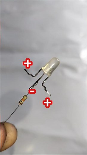 DIY LED Hack for Beginners | Red & Green LED Test ||shorts