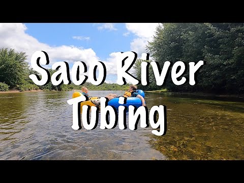 River Tubing on the Saco River with Kids 4K