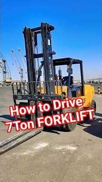 Forklift Operator Training | 7 Ton Heavy Lift😱 #shorts #shortsfeed