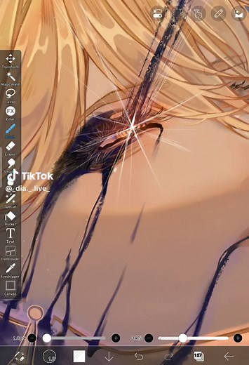 Drawing Process Tutorial: Creating Artwork with Aether in Genshin Impact