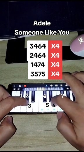 28K views · 219 reactions | Adele Someone Like You piano Mobile tutorial #adele #someonelikeyou #pianomobile #puanotutorial | Do Re Mi Mobile | Facebook