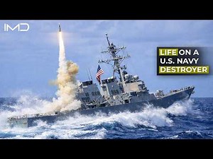 How 300 Sailors Eat, Work, and Sleep on a U.S. Navy Destroyer in Rough Seas