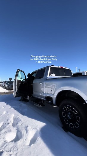 Drive Modes in the 2024 Ford F-350 Platinum