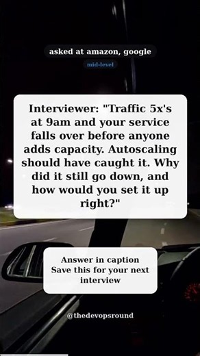 How autoscaling works and why it lags | DevOps interview