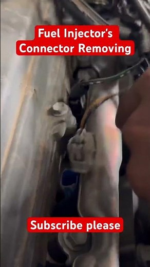 Fuel injectors connectors Removing