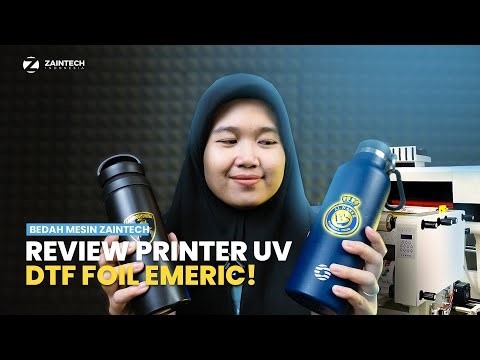 Hasilkan Produk Premium dengan Stiker Finishing Foil | Review Mesin Printer UV DTF FOIL Emeric