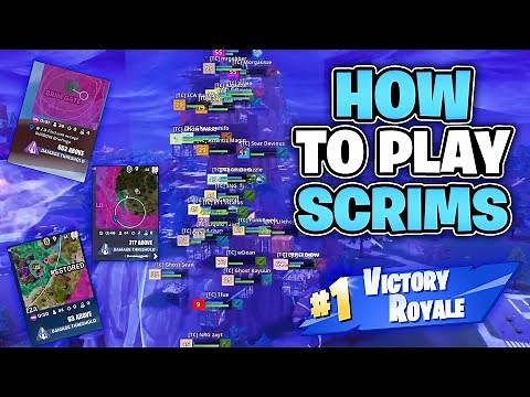 How To Play SCRIMS in Fortnite Chapter 5 Season 3!