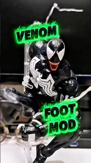 Venom Foot Mod Marvel Legends Hasbro Pulse Action Figure Fix Custom Upgrade