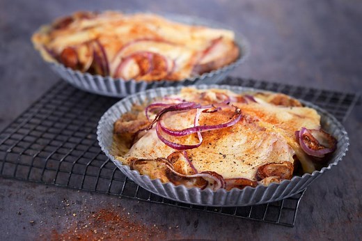 Käseschnitten aus dem Ofen