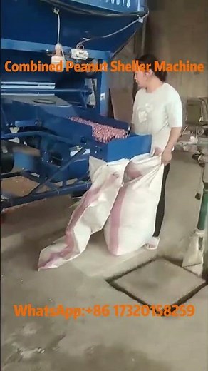Combined Peanut Shelling Machine with Cleaning Function - Efficient Groundnut Processing#peanut