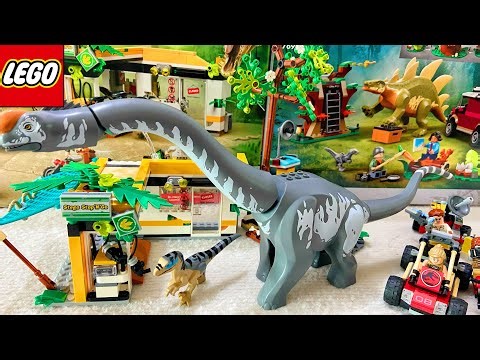 LEGO 76973 Raptor and Titanosaur Tracking Mission – Jurassic World Speed Build Set ASMR| Review Toys