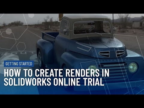 Create Your First Render! How to Apply Appearances in SOLIDWORKS Online Trial