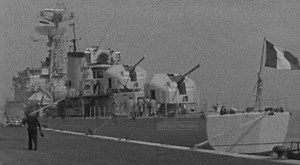 Navio “Commandant Bourdais” em Lisboa