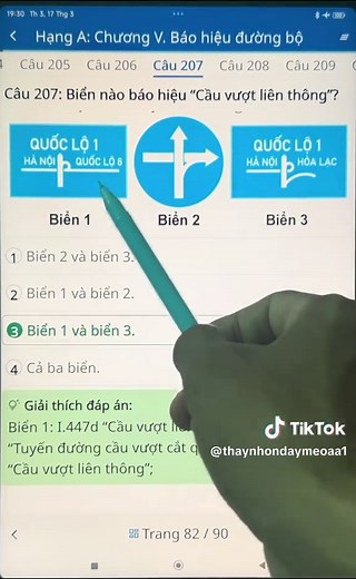 Mẹo giải lý thuyết 250 câu thi bằng lái xe A1