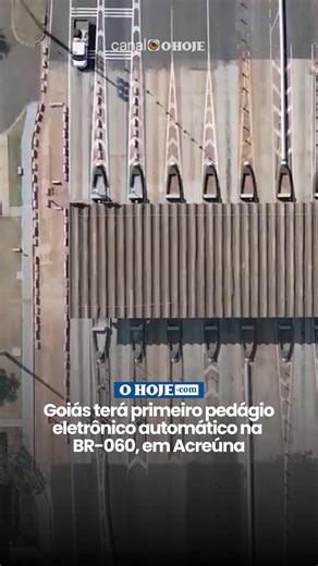 Grupo O Hoje on Instagram: "Goiás contará com o primeiro pedágio eletrônico automático do Estado. O sistema será implantado em Acreúna, na BR-060, dentro do projeto de concessão da Rota Verde Goiás, responsável pela administração do trecho. A cobrança será realizada por meio de pórticos eletrônicos, sem a presença de cancelas. Com isso, os veículos poderão seguir viagem sem necessidade de parada ou redução brusca de velocidade. A leitura será feita automaticamente por TAGs veiculares ou pela ide
