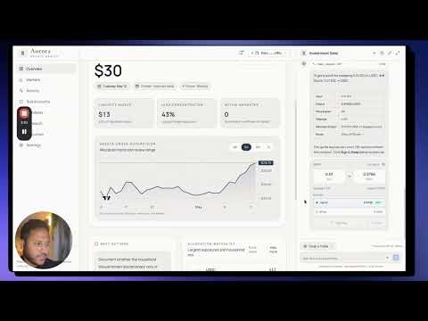 Aurora - Private wealth management with Agents | Colosseum Frontier Hackathon | Solana