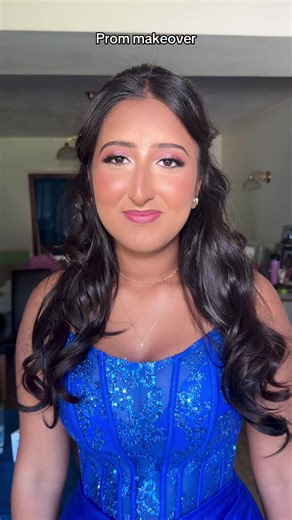Stunning Prom Makeover for Enaya with Soft Glam Look