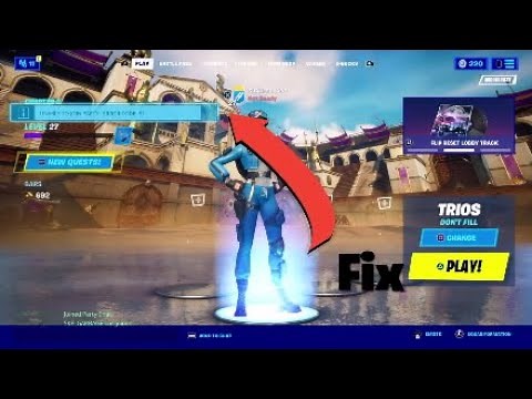 How to fix fortnite lobby | Error code 91,93