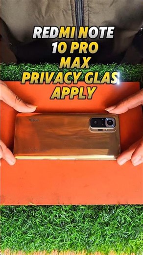 "Wait for it... 😱 Best Privacy Glass for Redmi Note 10 Pro Max!"