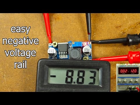 The cheapest and simplest way of getting a negative voltage rail