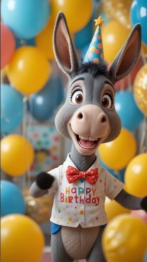 Happy Birthday Song - Happy birthday to you Dance Party! Donkey Celebration🎉#HappyBirthday#Birthday