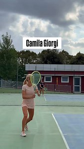 Striking yesterday from @camila_giorgi_official 🏷️ #tennisplayer #camilagiorgi | Functional Tennis