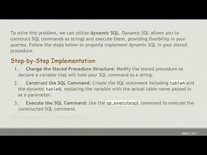 How to Use Dynamic SQL to Insert Data into a Variable Table in SQL Server