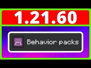 How To Add Behavior Packs To Minecraft Bedrock 1.21.60 | Minecraft Bedrock Addons