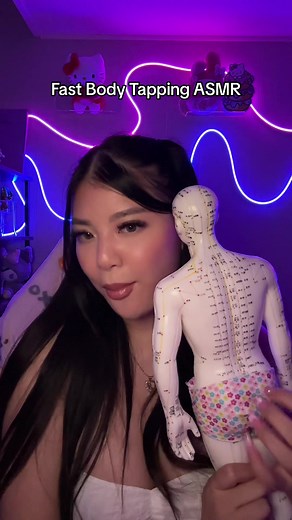 Acupuncture Doll Tapping ASMR: Relaxing Body Sounds