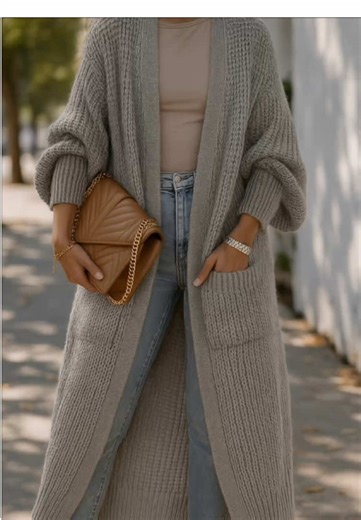 Women's Solid Drop Shoulder Long Cardigan 🩶🩶 #womanfashion #elegant #vibe #outfitinspo#vibes#DropShoulder #LongCardigan#casualoutfits #knitwear#longsleeve#longsleeveLadies #Knitwear #Spring#Fall #DailyWear#Sweaters #spolightfinds #blackfriday #dealsfordays#trendy#TikTokShop#foryou#fyp#fashion#tiktokfashion#viral#TikTokMadeMeBuylt #tiktokshopblackfriday #backtoschoolshopping #falldealsforyou #fallfashion