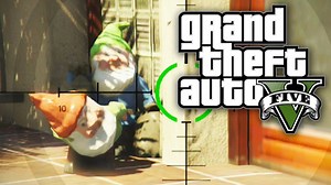 GTA 5 funny moments - naughty gnomes! (GTA V gameplay)