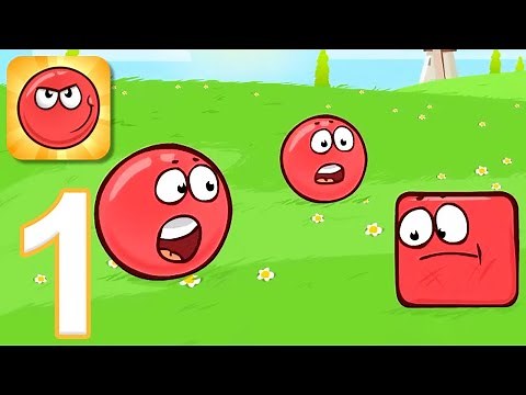 Red Ball 4 - Gameplay Walkthrough Part 1 - Levels 1-15 (iOS, Android) | Green Hill
