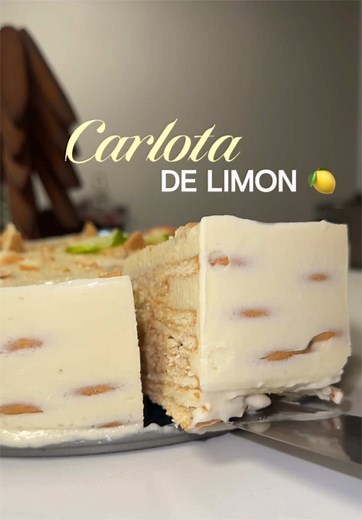 Carlota de limón fácil — receta rápida y deliciosa